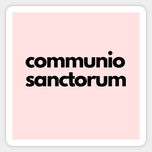 communio sanctorum, pink Sticker